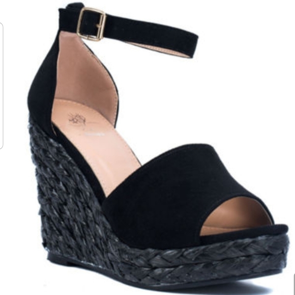 GC Shoes Womens Shannon Wedge Sandals - Picture 1 of 1